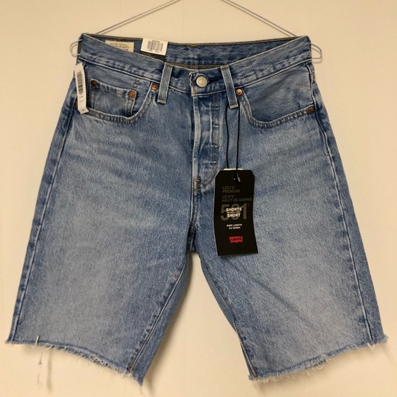 501s Levi High Waisted Knee Shorts - SOLD